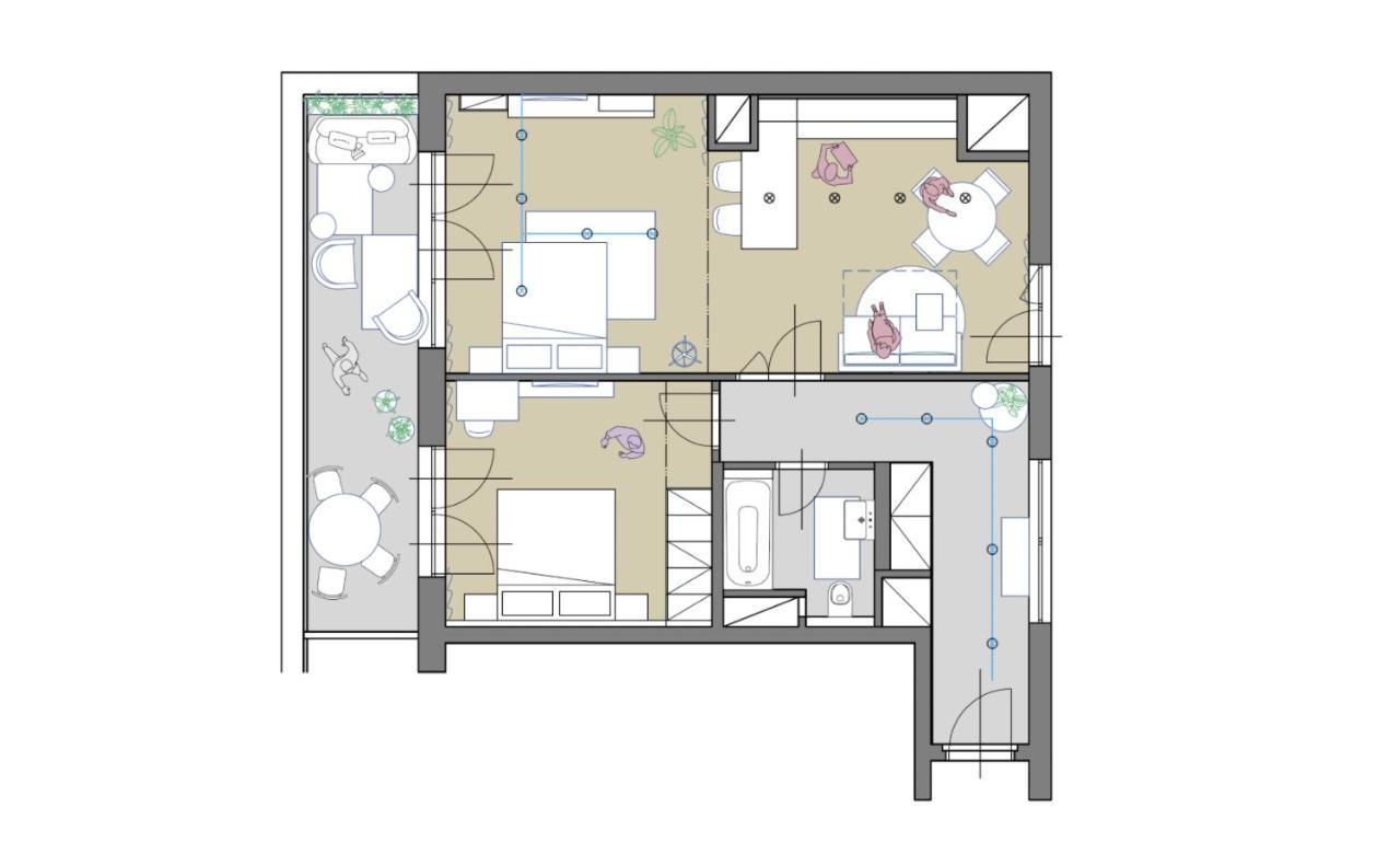 Turnkey I Central Apartment With Terrace 布拉格 外观 照片